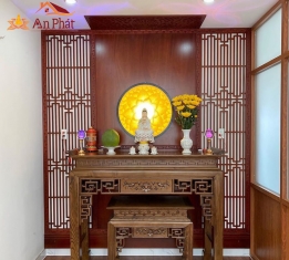 Mẫu bàn thờ Phật hiện đại BTD2053