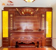 Phòng thờ đẹp cổ điển gỗ gụ cao cấp mẫu KGT330