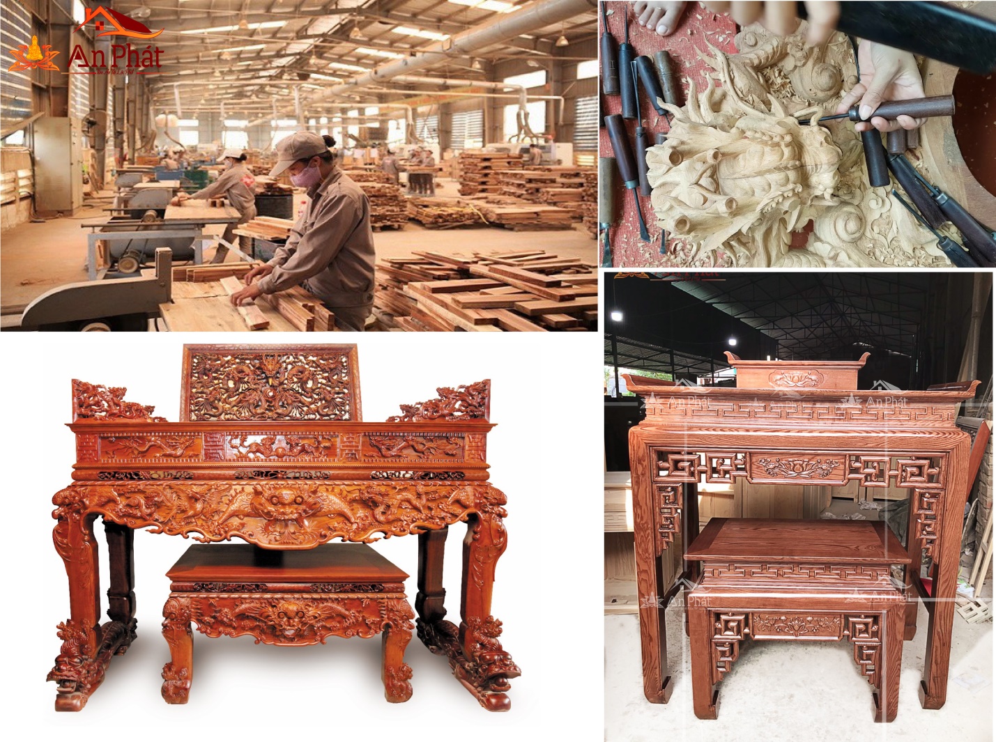 Kinh nghiệm lựa chọn gỗ chuẩn để làm bàn thờ đẹp và chất lượng