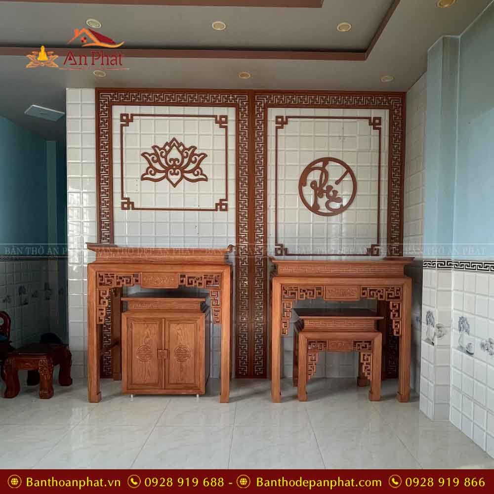 Bàn thờ gia tiên kết hợp Tủ thờ Phật BTD2192